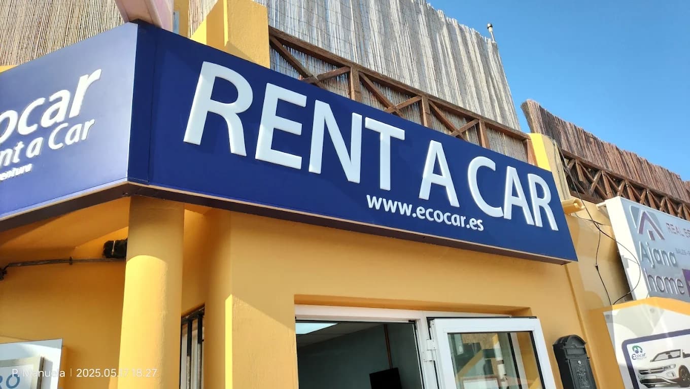 Oficina de Ecocar Rent a Car en Caleta de Fuste, Fuerteventura